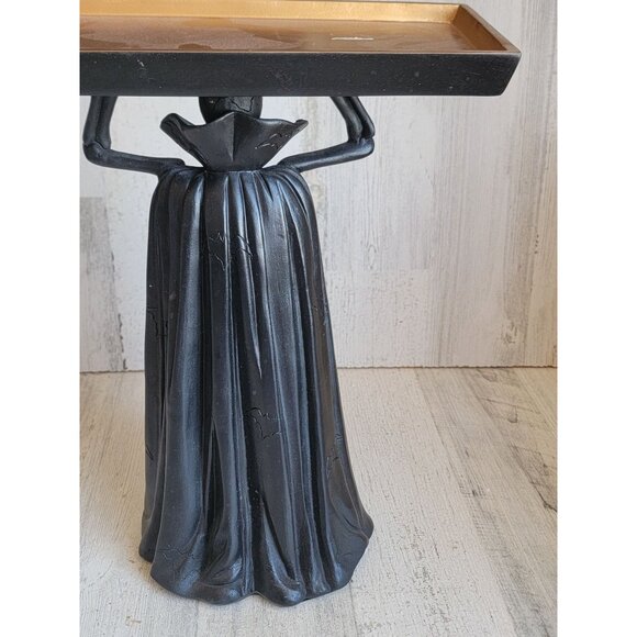 Black skeleton dish tray‎ holding Halloween decor prop unusual unique - Picture 7 of 8